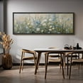 thumbnail image 6 of Large Framed Canvas Print Modern Dark Floral BouquetWall Art Decorative Ready to Hang Painting for Living room Bedroom 60x20 inches Black Frame, 6 of 9