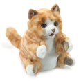 thumbnail image 1 of Hand Puppet Folkmanis Orange Tabby Kitten para niños, 1 of 4
