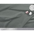 thumbnail image 2 of Soimoi Black Cotton Voile Fabric Floral Art Geometric Printed Fabric 1 Yard 56 Inch Wide, 2 of 3