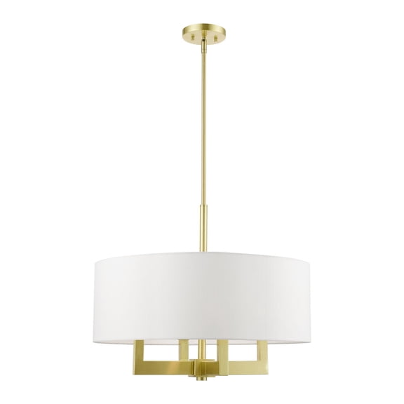 Livex Lighting - Cresthaven - 4 Light Chandelier in Contemporary Style - 24