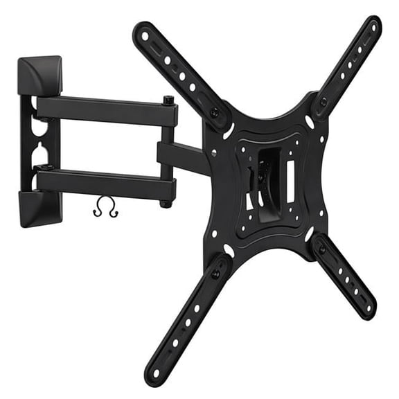 17-55 in. 15 in. Extension TV Wall Mount Monitor Bracket with Full Motion Articulating Tilt Arm