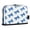 Blue Bows Pattern, variant on Standing Pencil Case with Base Large Capacity Stationery Pouch Pen Bag with Zipper for Women Men Blue Bows Pattern