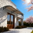 thumbnail image 2 of 116 inch / 78 inch / 39 inch Window Awning Outdoor Polycarbonate Hollow Sheet Door Patio Canopy, 2 of 9
