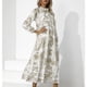 thumbnail image 1 of Vestido de mujer, vestido estampado de mujer, vestido estampado suave, vestido de mujer, características de vanguardia, 1 of 7