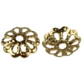 thumbnail image 5 of 500pcs 6mm Gold Tone Flower Bead Caps for Jewelry Making,500pcs x Flower Bead Caps,Gold, 5 of 5