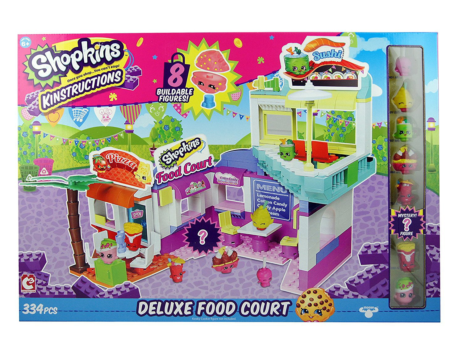 Factory Sealed! Shopkins Kin'struckins Deluxe Food Court Playset Ships Fast 