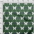 thumbnail image 3 of oneOone Silk Tabby Green Fabric Check Sewing Craft Projects Fabric Prints By Yard 42 Inch Wide, 3 of 4