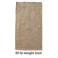 thumbnail image 7 of Natural Biodegradable Jute Burlap Potato Sacks 24" x 40" - Sack Racing For All Ages - Store Food in Eco-Friendly Way - Protect Plants in the Winter (2 Bags), 7 of 7