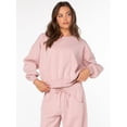 thumbnail image 4 of Celebrity Pink Women's and Women's Plus Pullover Sweatshirt, Sizes XS-4X, 4 of 7