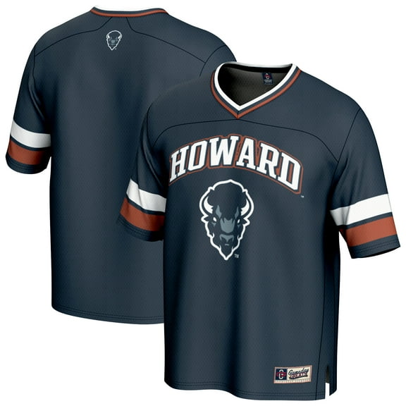 Unisex GameDay Greats Navy Howard Bison Spirit Football Jersey