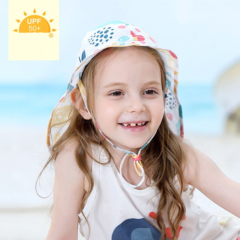 Sun Hat Boy&Girl accsa Toddler Kids Bucket Cap Novelty Animal Brim Summer UPF 50 