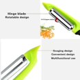thumbnail image 3 of Potato Peeler for Vegetables and Fruits (Green), 3 of 5