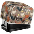 thumbnail image 6 of Wood Sunflower Print Toaster Cover Appliance 2 Slice, Bread Toaster Cover Bakeware Protector, Dust and Fingerprint Protection, 6 of 14