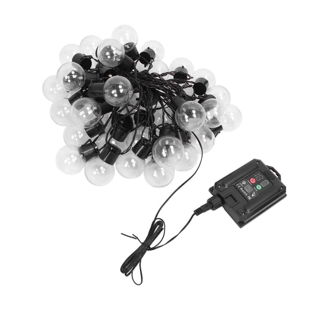 Bright G50 Bombilla Cadena de Luz Con 40 Bombillas LED CARGA USB Solar Impermeable para decoración Al Aire Libre