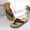 Yellow, variant on Striped Webbing Flip Flops Non-slip Soft Sole Unisex Summer Beach Casual Footwear Yellow One Size