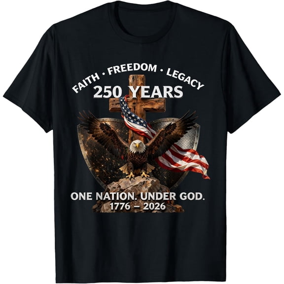 250th American Anniversary Independence 250 Years of Freedom Mens T-Shirt