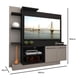 thumbnail image 4 of Mueble de Tv 55" MADIK con Repisas y Puertas color tabaco/blanco Modelo L2473.0004, 4 of 4
