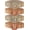 Boho Color, variant on 4 count Women's Elastic Raffia Woven Belt, Boho Rattan Buckle Stretch Straw Wide Belt for Dresses Jeans Pants