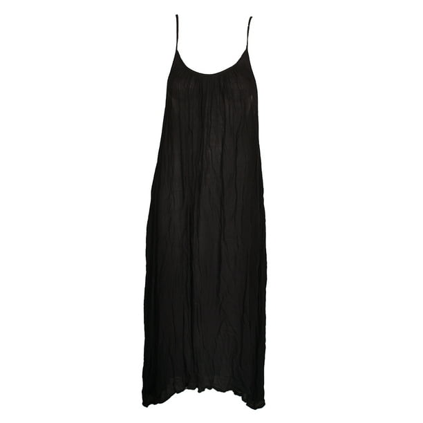 Raviya - Raviya Women's Maxi Dress Cover-Up (S, Black) - Walmart.com ...