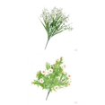 thumbnail image 1 of 4x Flores Artificiales de Plástico Flores Falsas Decoración de Banquete de Boda DIY Sunnimix Flores decorativas de la boda, 1 of 8