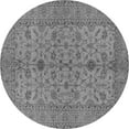 thumbnail image 1 of Ahgly Company Indoor Round Oriental Gray Traditional Area Rugs, 7' Round, 1 of 4