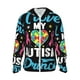 thumbnail image 1 of Fotbe I Love My Autism Chaqueta con Protección Solar UPF 50+ para Hombre y Mujer, Camisa con Capucha y Bolsillos-Small, 1 of 7