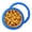 Blue, variant on 2PCS Adjustable Baking Pie Crust Shield Protector Cover for Edges of Pie - 8-inch to 11.5-inch.