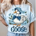 thumbnail image 2 of Floral Mama Goose Tee Shirt Coquette Mama Shirts Coquette Mom Tees Goose Lover Shirt, Mothers day Gift, 2 of 4
