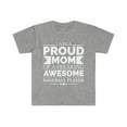 thumbnail image 1 of Proud mom of awesome a baseball player Unisex T-shirt S-3XL Mother's Day, 1 of 2