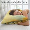 thumbnail image 5 of Sunflower Pillow Covers 20x26 Inch Standard Size, Yellow Spring Floral Botanical Decorative Pillowcase with Zipper, Microfiber Pillow Protector, Breathable Pillowcases for Sofa Bed Living Room, 5 of 9