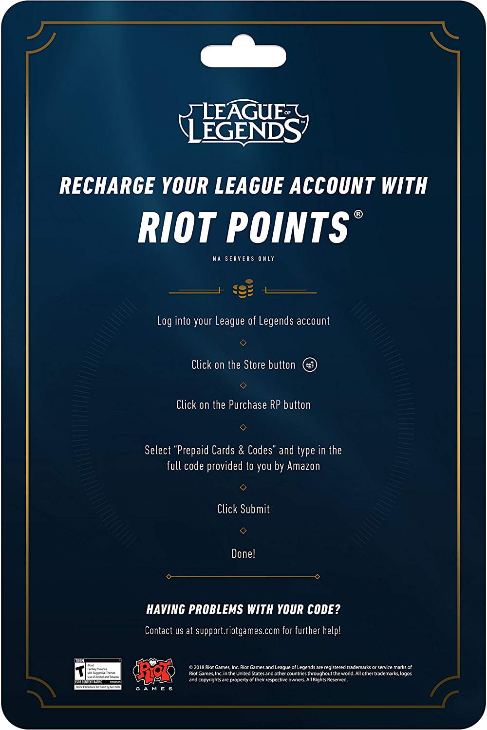 Gift Card Digital Riot League of Legends R$ 50,00 em Promoção na Americanas