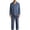 Navy, variant on Ecqkame Cotton Pajamas for Men Set Plaid Long Sleeve Lapel Button Down Tops Elastic Waist Pants Casual Comfy 2 Piece Sleepwear Sets Navy XL