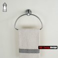thumbnail image 5 of Jqk-Toallero Cromado De Acero Inoxidable, Medio Anillo, Toallero Para Baño, Montaje En Pared De Cromo Pulido De 7 Pulgadas, Tr160-Ch, 5 of 5