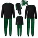thumbnail image 1 of Conjunto de pijamas navideños familiares a juego con estampado de cuadros. Pijamas de vacaciones para papá, mamá y niños., 1 of 10
