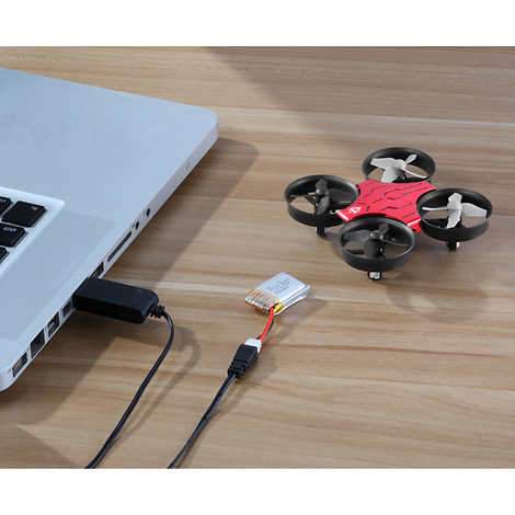 Voyage Aeronautics Micro Drone with Remote - Red - Walmart.com