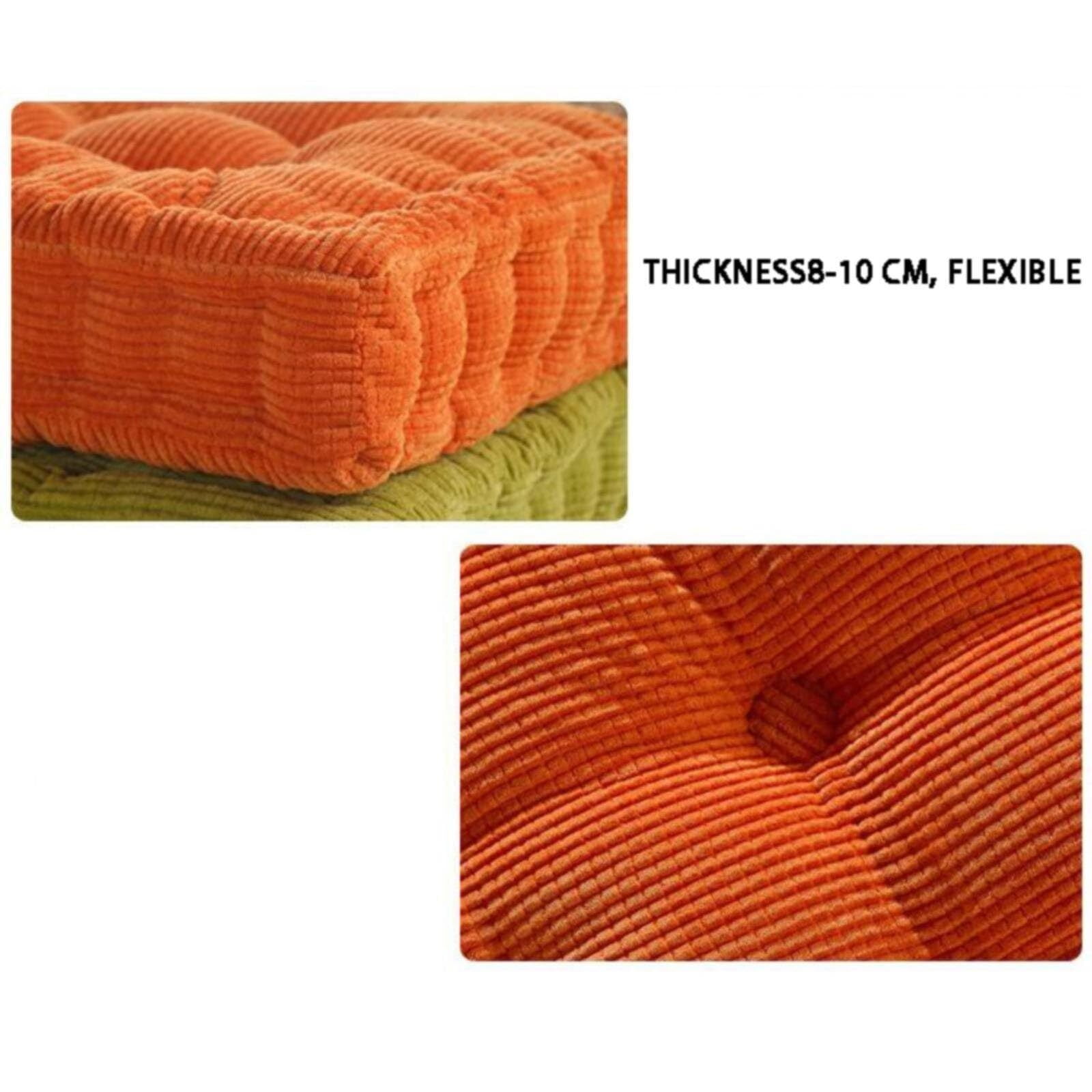 LKJYER Chair Cushion for Dining Chairs Square Square Thick Soft Seat Cushions Non Slip Machine Washable Kitchen Chair Pads Outdoor Garden Bistros Stool Patio Furniture 15 Inch