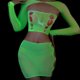 thumbnail image 5 of Gibobby Conjuntos de bragas de encaje Bragas de satén para mujer, sexy, con costuras de cinta, sin espalda, lencería erótica(Blanco, Talla única), 5 of 5