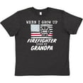 thumbnail image 3 of Inktastic When I Grow Up I Want to Be a Firefighter Like My Grandpa Youth T-Shirt, 3 of 5