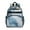 Blue Gold Marble, variant on White Gray Red Marble Pattern Backpack for School,Cute School Bag,Schoolbag with Adjustable Shoulder Straps & Padded Back,15.25"x11.5"x5.25"