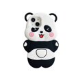 thumbnail image 1 of Funda KeQili para iPhone 12 de 6.1 pulgadas con bonitos dibujos animados de panda con ojos negros, 1 of 9