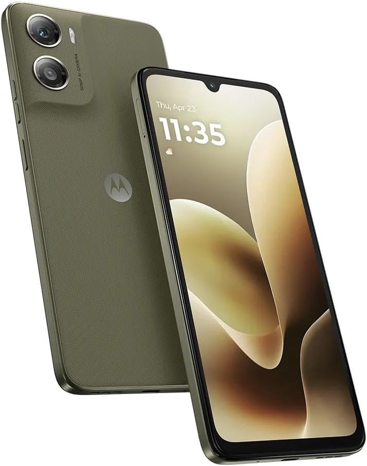 Motorola Moto G06 4G LITE Ai Compatible with Tmobile Mint Tello & Global 64GB+4GB 50MP Cam Dual Sim 6.88" XT2535-2 Latino American Version Tendril Green
