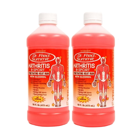 Bundle (2 Items) Dr. Fred Summit Arthritis & Sport Penetrating Heat Rub 16 oz.