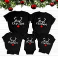 thumbnail image 2 of Camisetas navideñas divertidas a juego para toda la familia, camisetas de Papá, Mamá, Niño y Bebé, trajes navideños familiares, ropa, regalo de Navidad, 2 of 5