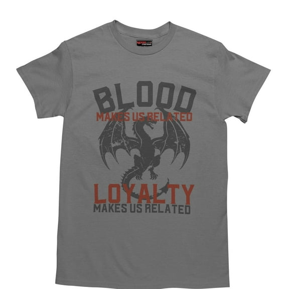 BloodLine StreetWear 'Blood & Loyalty' Unisex Short Sleeve Cotton T-Shirt - Soft, Durable, Pre-Shrunk Casual Wear for Everyday Comfort