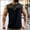 01 Black, variant on Men's Workout Sleeveless Shirts UPF 50+ Summer Beach Swim Shirt Quick Dry Gym Muscle Fitness Running Tank Tops