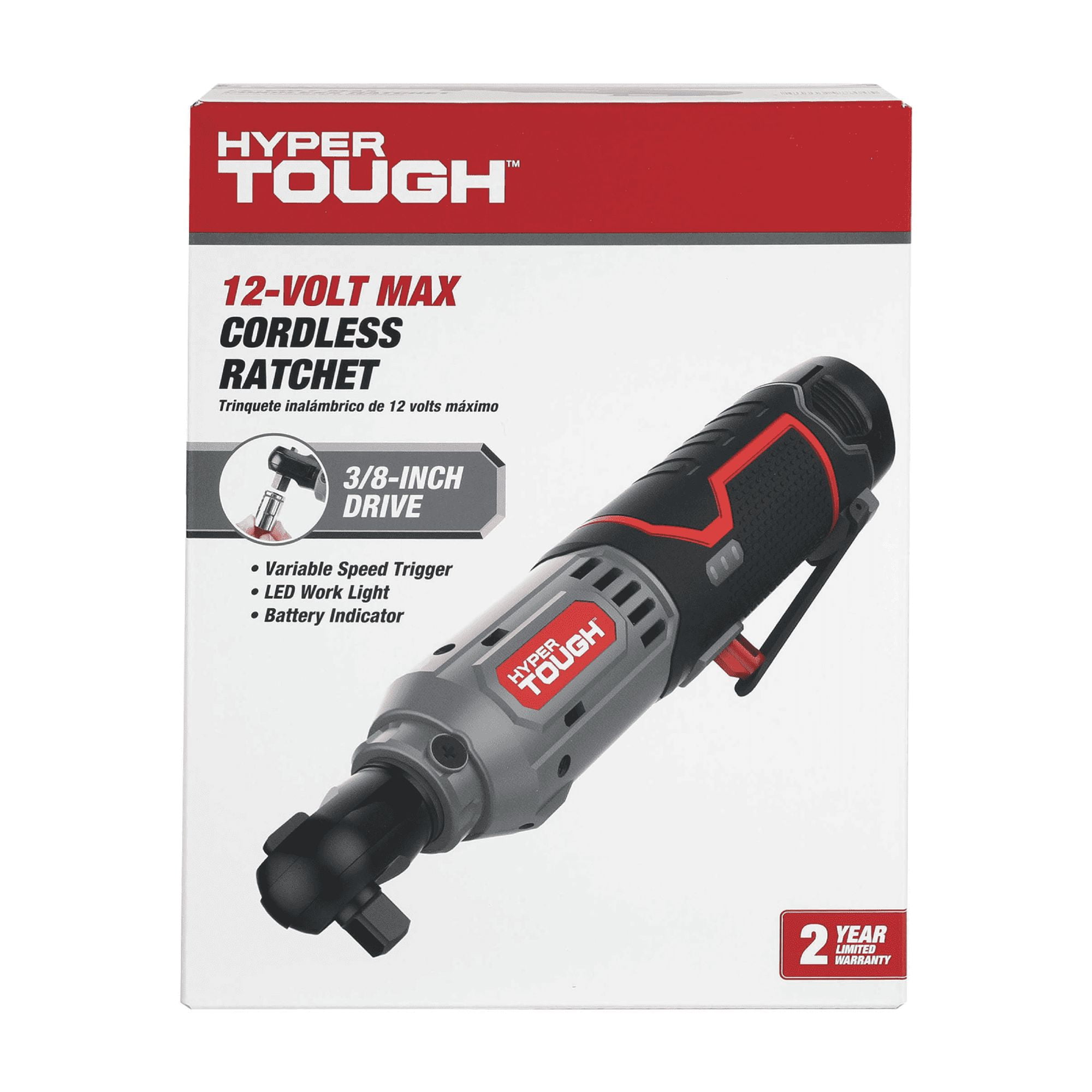 Hyper Tough Battery Ratchet Wrench Hyper Tough 12V Max Cordless