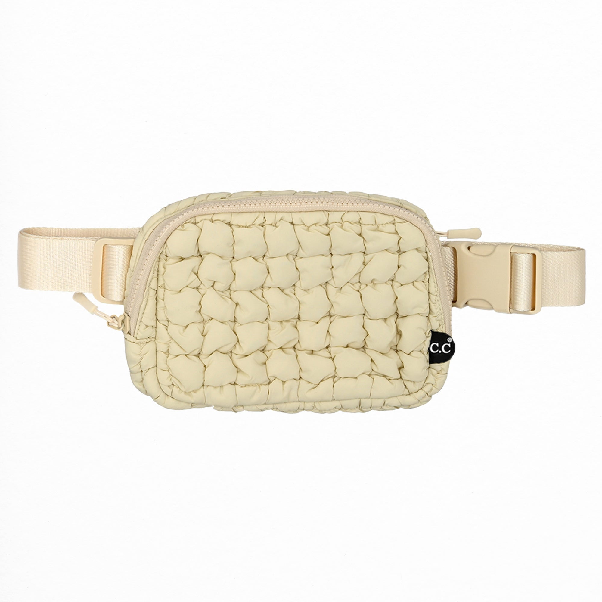 CC Quilted Puffer Belt Bags Unisex Fanny Pack