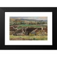 thumbnail image 2 of Léon Augustin Lhermitte 14x11 Black Modern Framed Museum Art Print Titled - The Roofs, Village View, 2 of 5