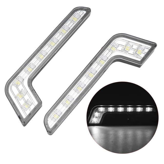 Luz de Circulación Diurna ANGGREK 8-LED Impermeable Universal Drl
