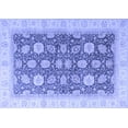 thumbnail image 1 of Ahgly Company Indoor Rectangle Oriental Blue Modern Area Rugs, 7' x 10', 1 of 4